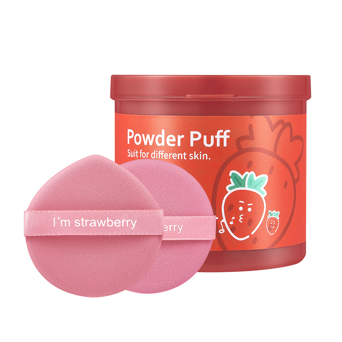 Air cushion powder puff in box