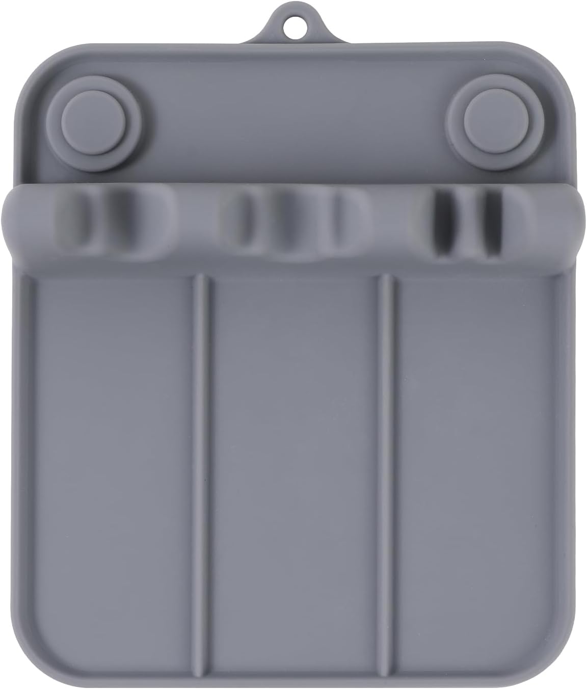 Silicone spoon Rest,Silicone utensil rest forSpatula/Spoon/Fork/Chopstick,3-Groove Upgraded Utensil Rest for KitchenCounter,Heat-Resistant Dishwasher washable