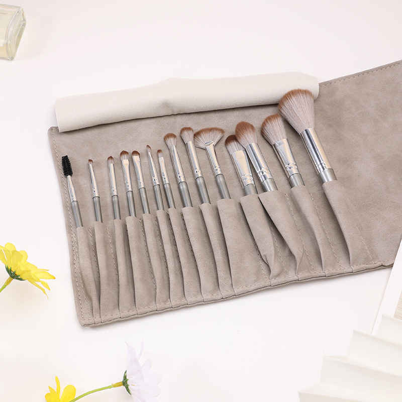 14pcs Makeup Brushes Set Complete Eye Shadow Brushes Loose Powder Blush Foundation Brushes