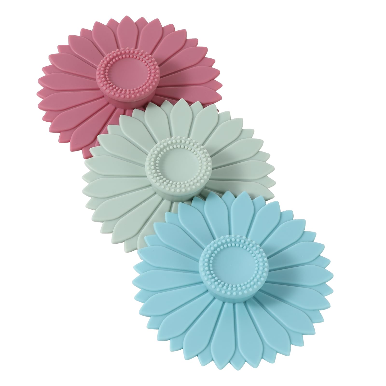 Silicone Cup Covers 4.1 Inch Reusable Silicone Mug and Cup Lids Suction Seal Lid Caps to Keep Drink Warm or Cold for Steeping Coffee Tea And Drink Cover Set of 3