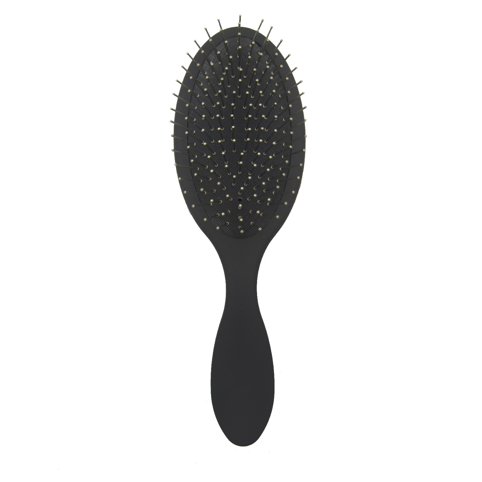 WeiLa Anti-Static Hair Brush Oval, Stainless-Steel Bristles Detangler for Wigs & Hair, ABS Handle