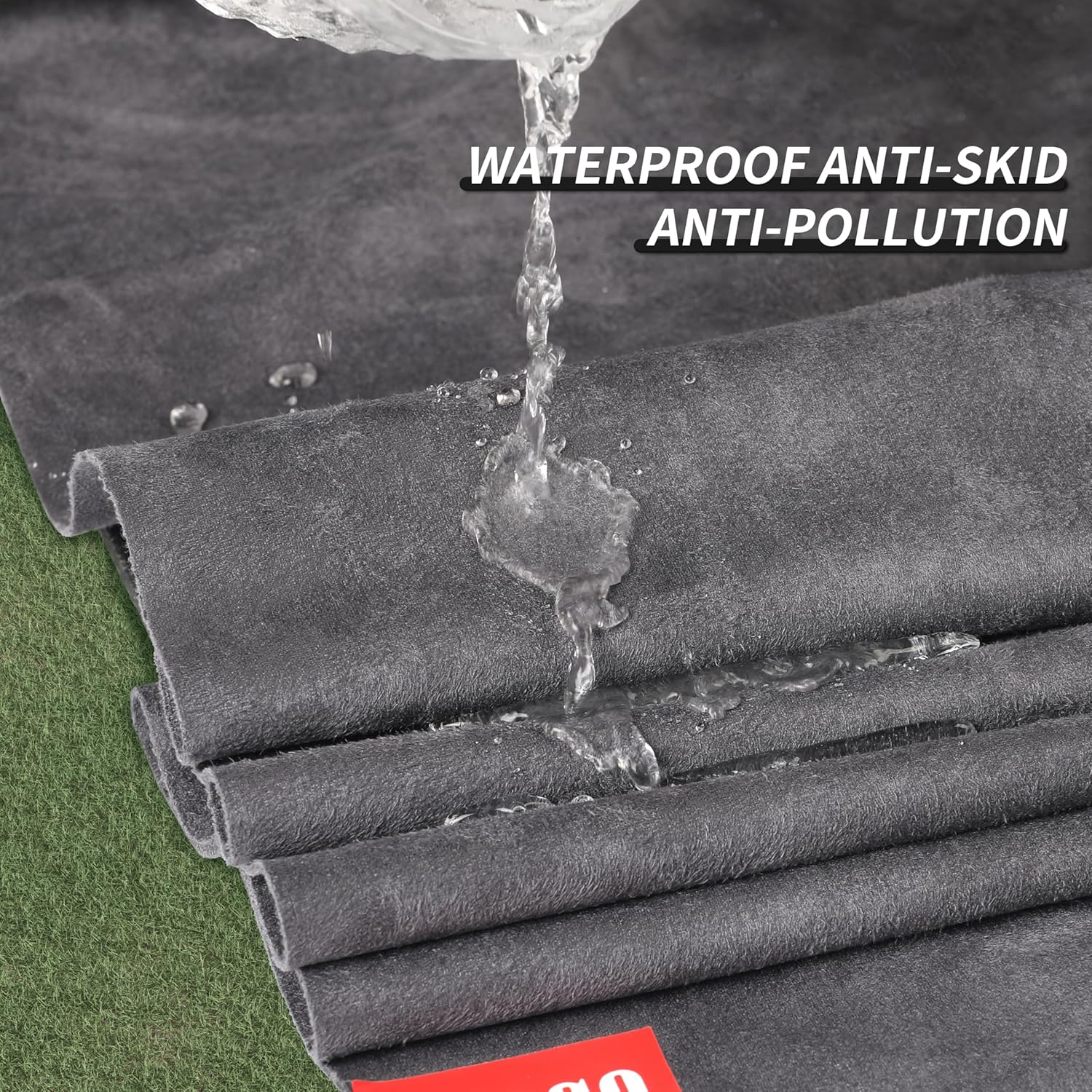 OGOGO Premium Microfiber and Suede Yoga Towel - Super Absorbent, Anti-Slip, Versatile for Yoga, Pilates, Exercise, Travel - Includes Gift Bag and Box, 74x24, Gray, PD-YT001