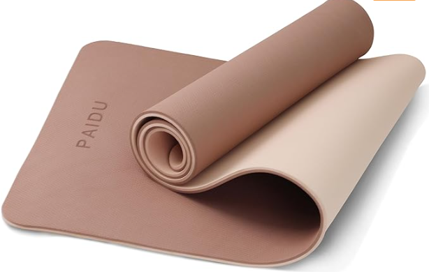 Yoga Mat Non Slip Anti-tear,extra thick High Resiliency Professional POE Yoga Mats for Women Men Kids,70"x24"x10mm,Workout, Yoga, Pilates and Floor Exercise, with Carrier Strap