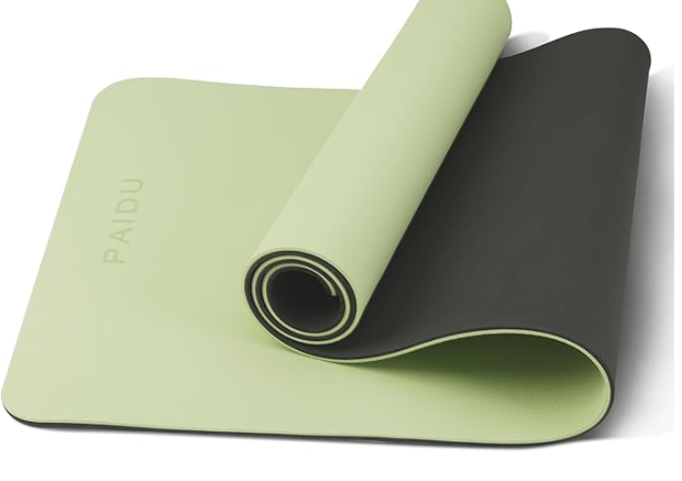 Yoga Mat Non Slip Anti-tear,extra thick High Resiliency Professional POE Yoga Mats for Women Men Kids,70"x24"x10mm,Workout, Yoga, Pilates and Floor Exercise, with Carrier Strap