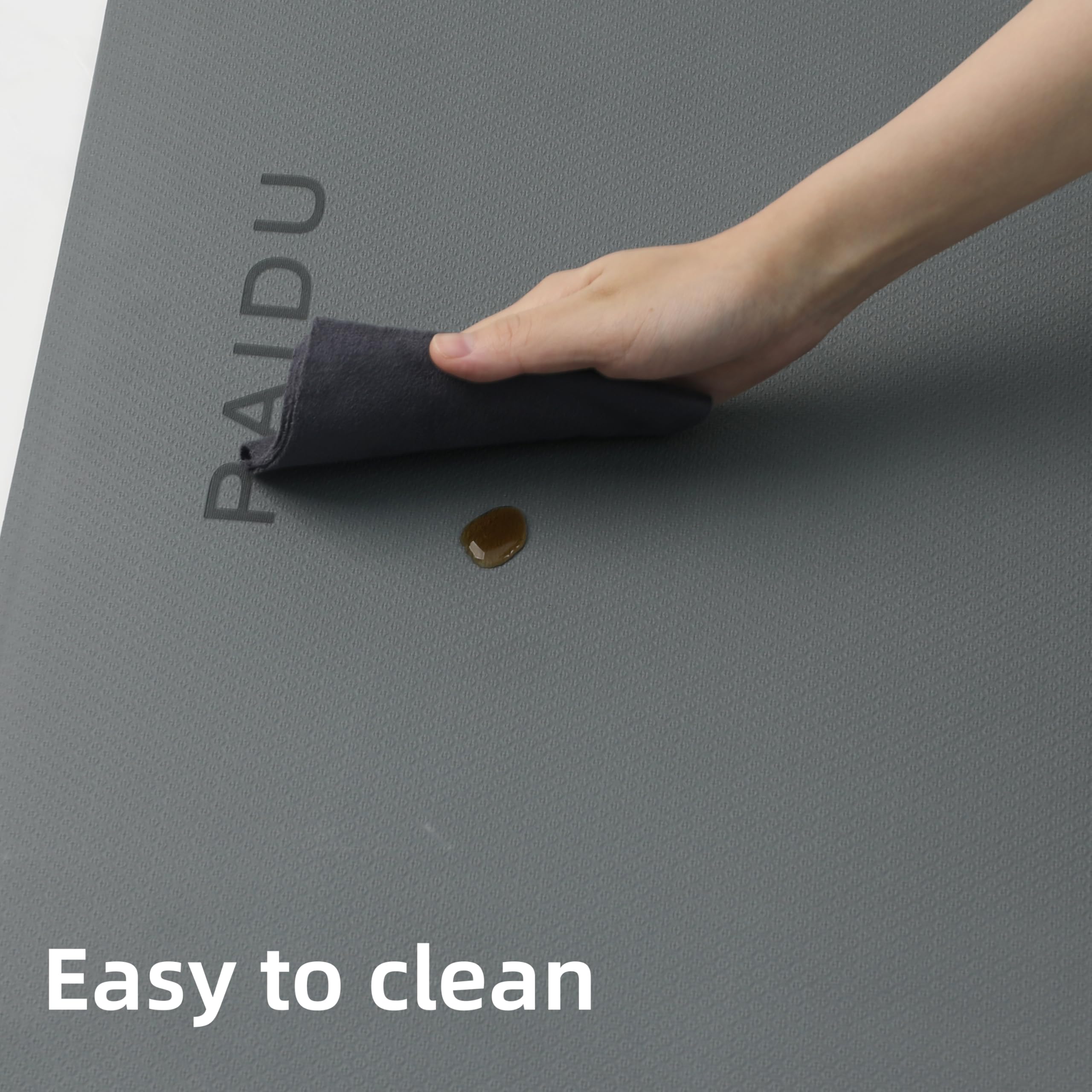 Yoga Mat Non Slip Anti-tear,extra thick High Resiliency Professional POE Yoga Mats for Women Men Kids,70"x24"x10mm,Workout, Yoga, Pilates and Floor Exercise, with Carrier Strap