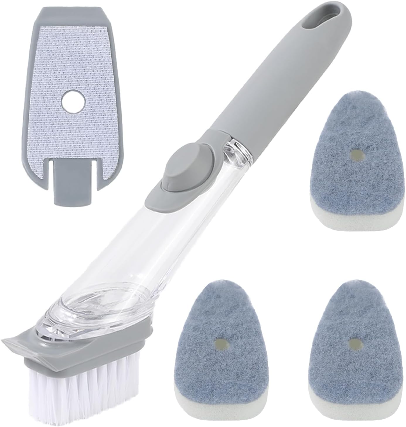 Dish Brush, Scrub Brush, Dish Sponge Set - Multi-Use Kitchen Sponges & Scrub Brush for Cleaning Brush, Pots, and Pans