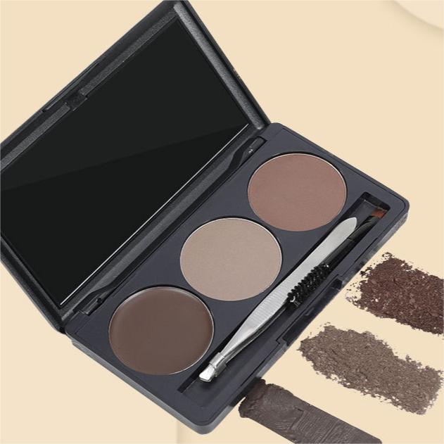 BAIMA Multi-Purpose Easy Color Natural Eyebrow Powder, Multicolor, 7.5g