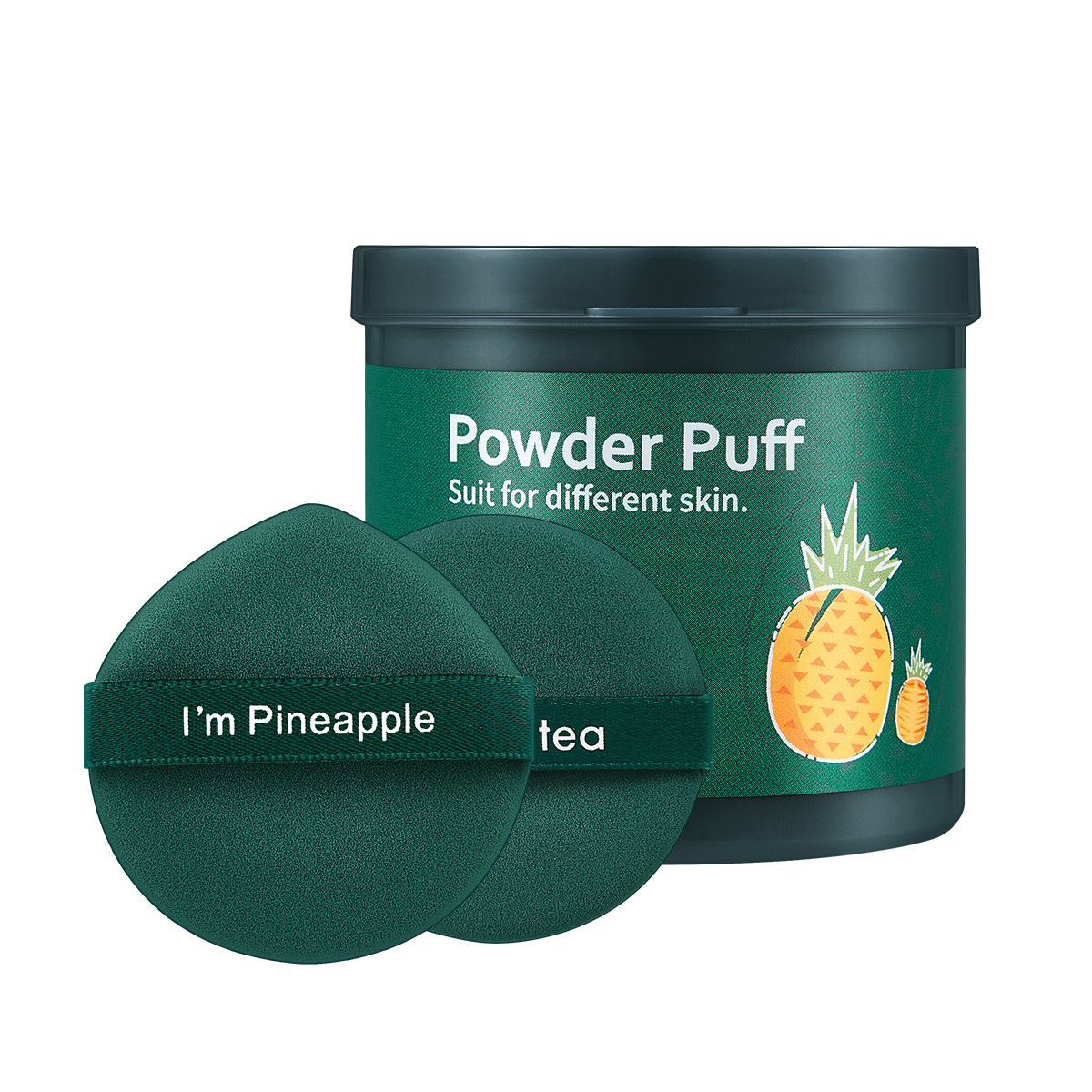 Air cushion powder puff in box