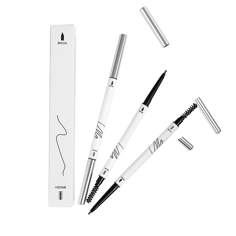 BAIMA Ultra-Fine Waterproof Hard Core Non-Smudging Eyebrow Color Makeup Pen, Brown