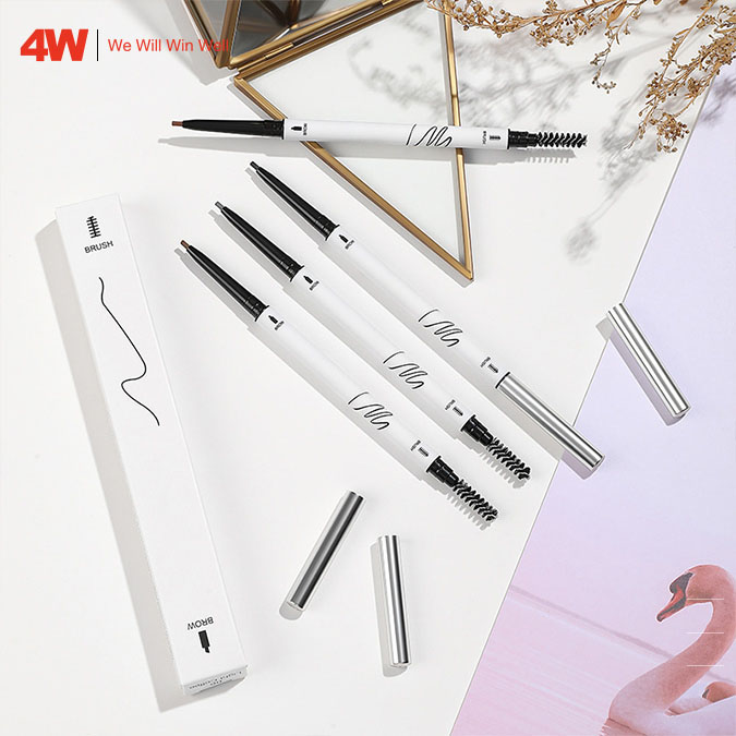 BAIMA Ultra-Fine Waterproof Hard Core Non-Smudging Eyebrow Color Makeup Pen, Brown