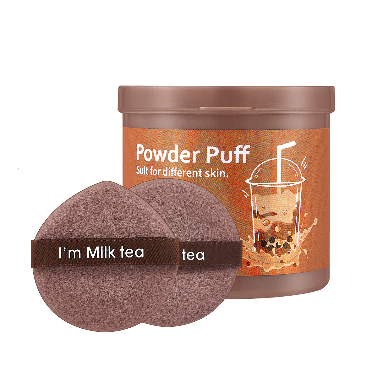 Air cushion powder puff in box