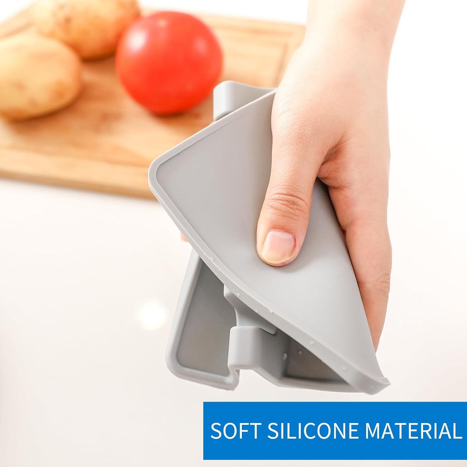 Kitchen Silicone Spoon Rest Heat Resistant Utensil Rest with Drip Pad For Multiple Utensils Grill Utensil Holder Spatula Holder Tongs Ladle