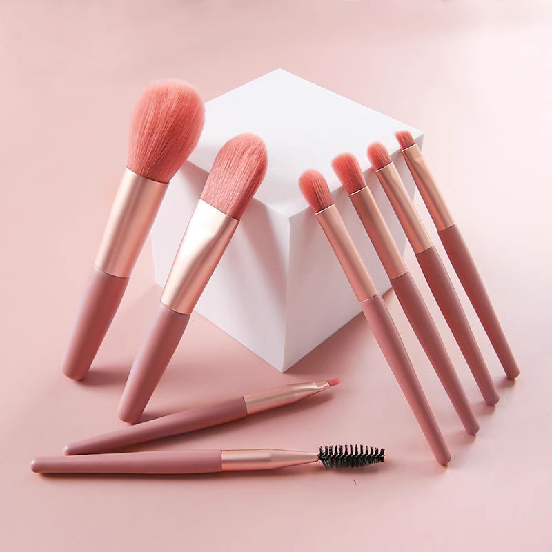 Makeup brush set Portable makeup brush brush Loose powder eyeshadow brush Foundation eyelash brush Beauty tools