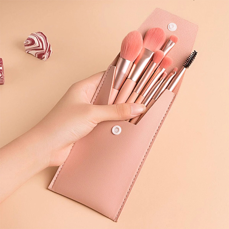 Makeup brush set Portable makeup brush brush Loose powder eyeshadow brush Foundation eyelash brush Beauty tools
