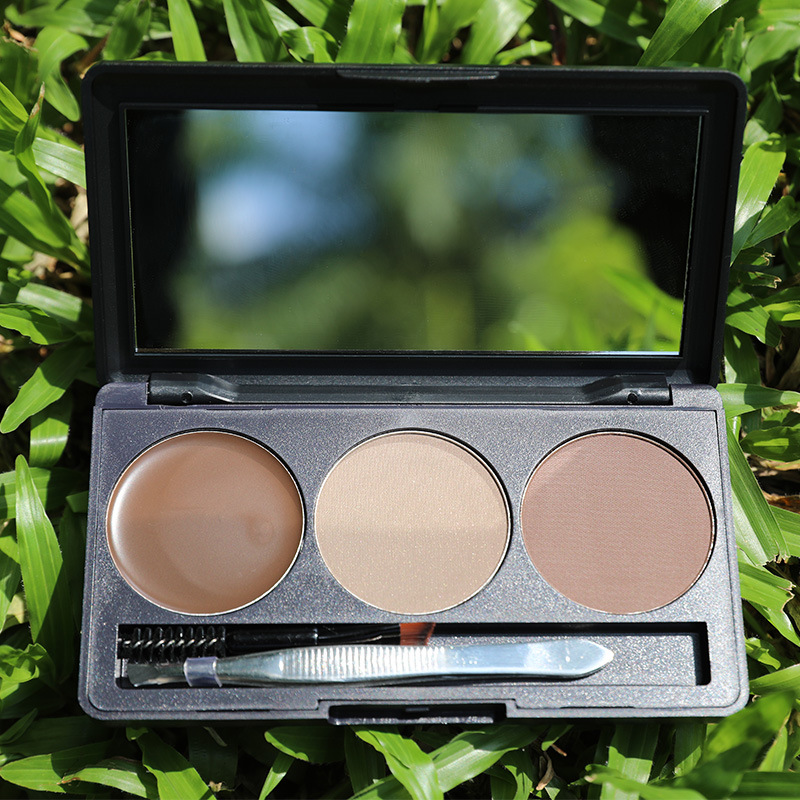 BAIMA Multi-Purpose Easy Color Natural Eyebrow Powder, Multicolor, 7.5g