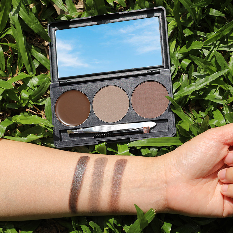 BAIMA Multi-Purpose Easy Color Natural Eyebrow Powder, Multicolor, 7.5g