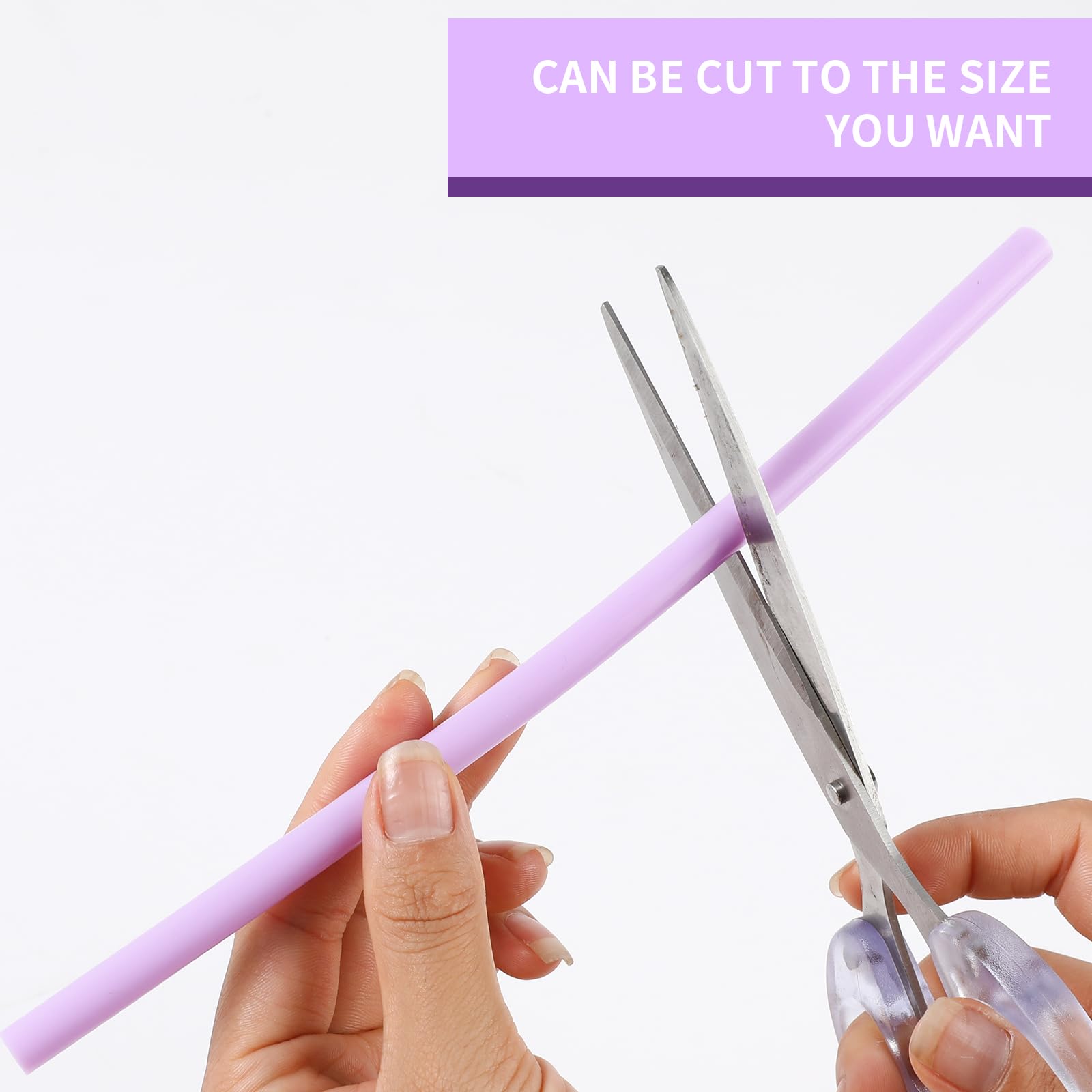 Silicone Straws Reusable - Dishwasher Safe Friendly,Travel, Flexible - Smoothie Straws with Straw Cleaner Brush,Multicolour