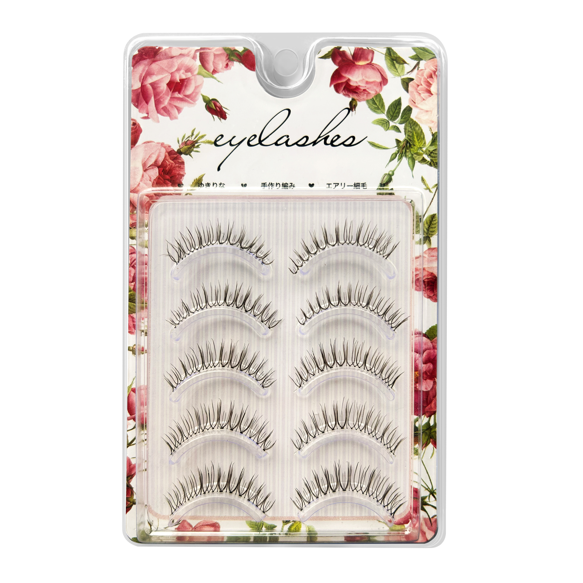 Achieve stunning eyes with our U-shaped natural length lashes - easy to use, eco-friendly, fishing line transparent dry