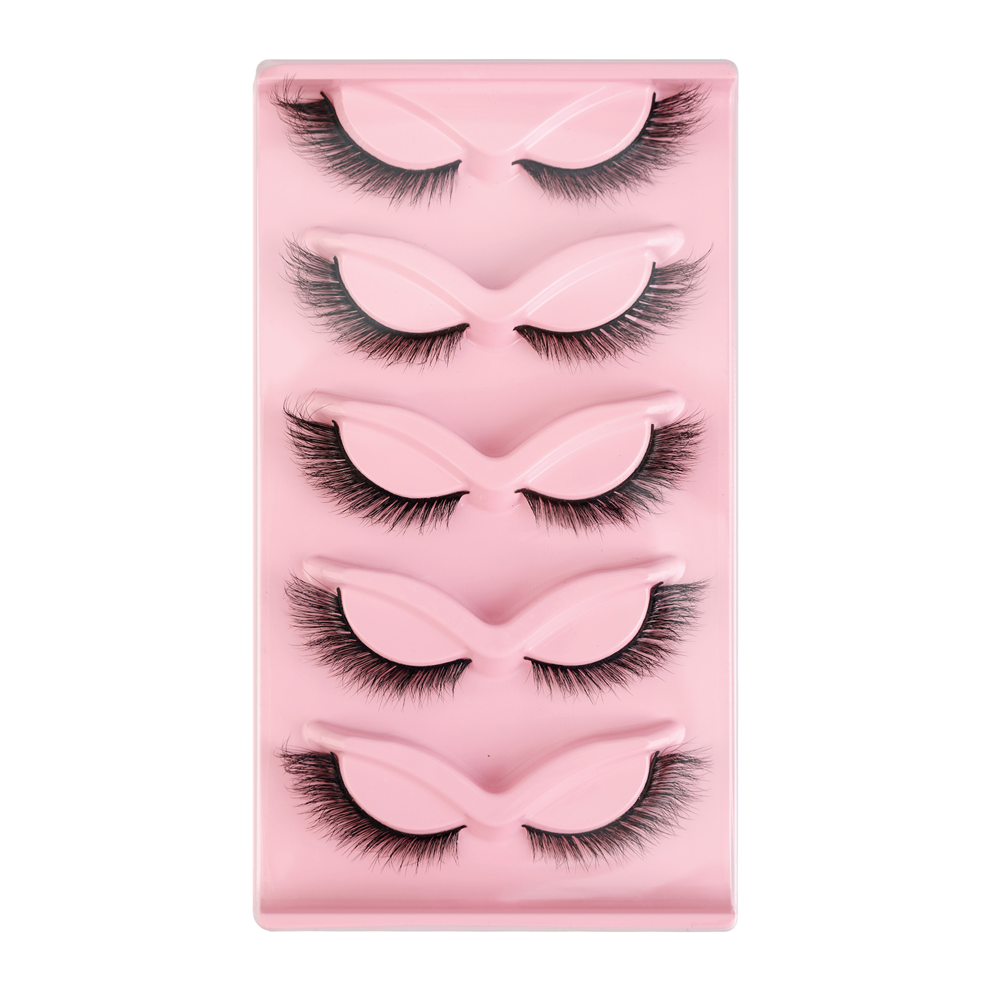 Boost Your Look with Fox Eye False Eyelashes 5 pairs of long-lasting, dramatic lashes for everyday or stage makeup