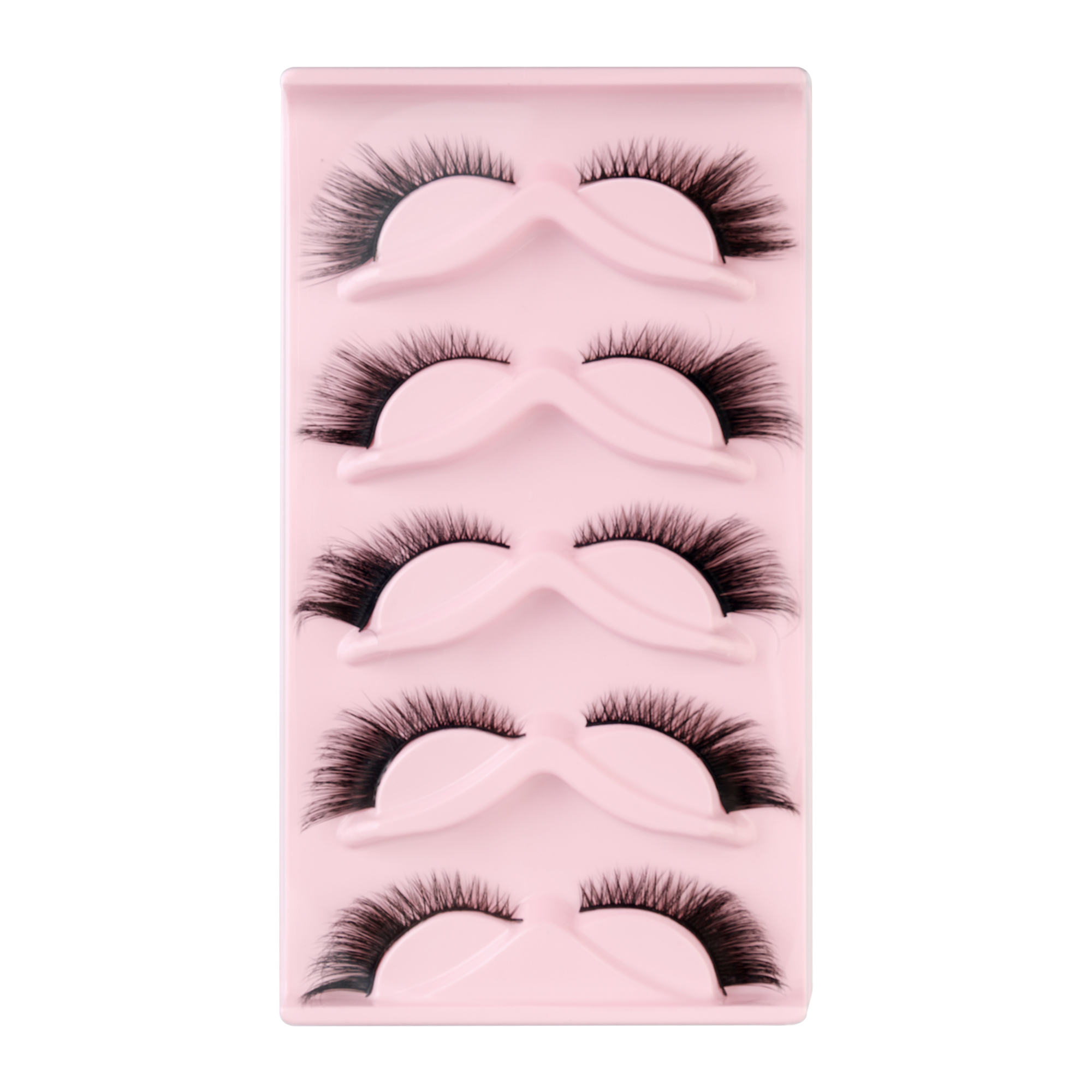 Cross-border Stable Source, Dense Cat Eye Flared Flying Eye Lashes, European and American Style, 5 Pairs