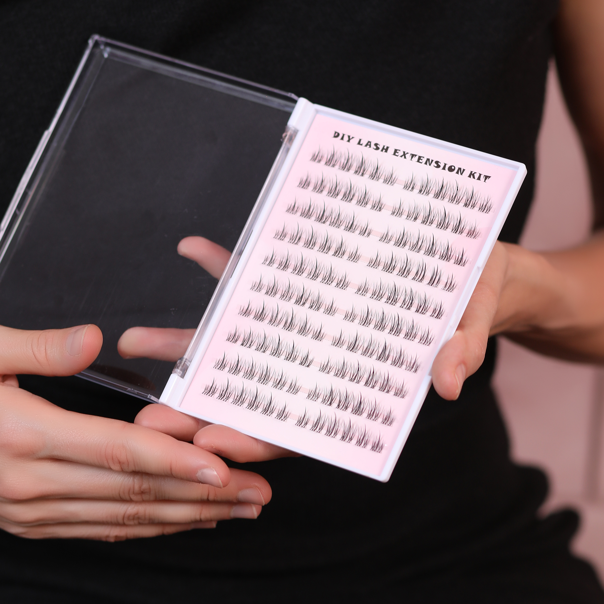 Beautifu，Black Lash Clusters Kit - 120 Clusters, C Curl, Reusable  Perfect for Grown Girls, Office Workers & Housewives