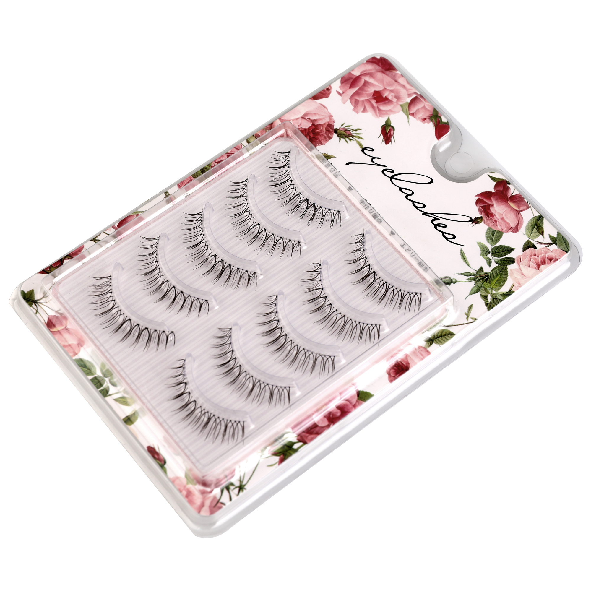 Achieve stunning eyes with our U-shaped natural length lashes - easy to use, eco-friendly, fishing line transparent dry
