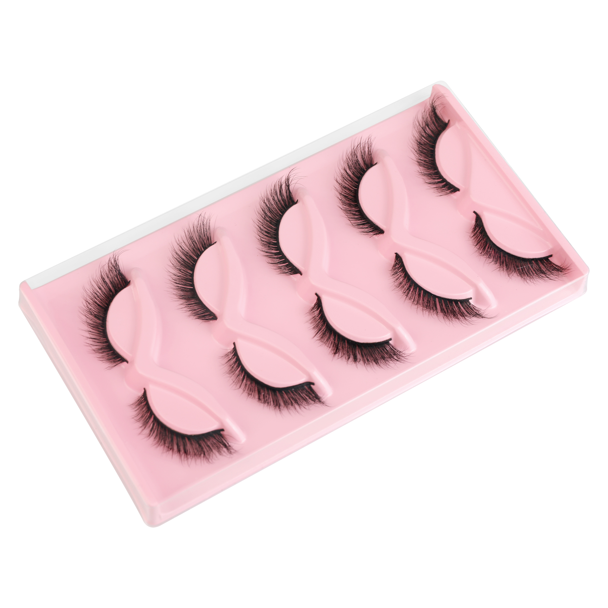 Boost Your Look with Fox Eye False Eyelashes 5 pairs of long-lasting, dramatic lashes for everyday or stage makeup