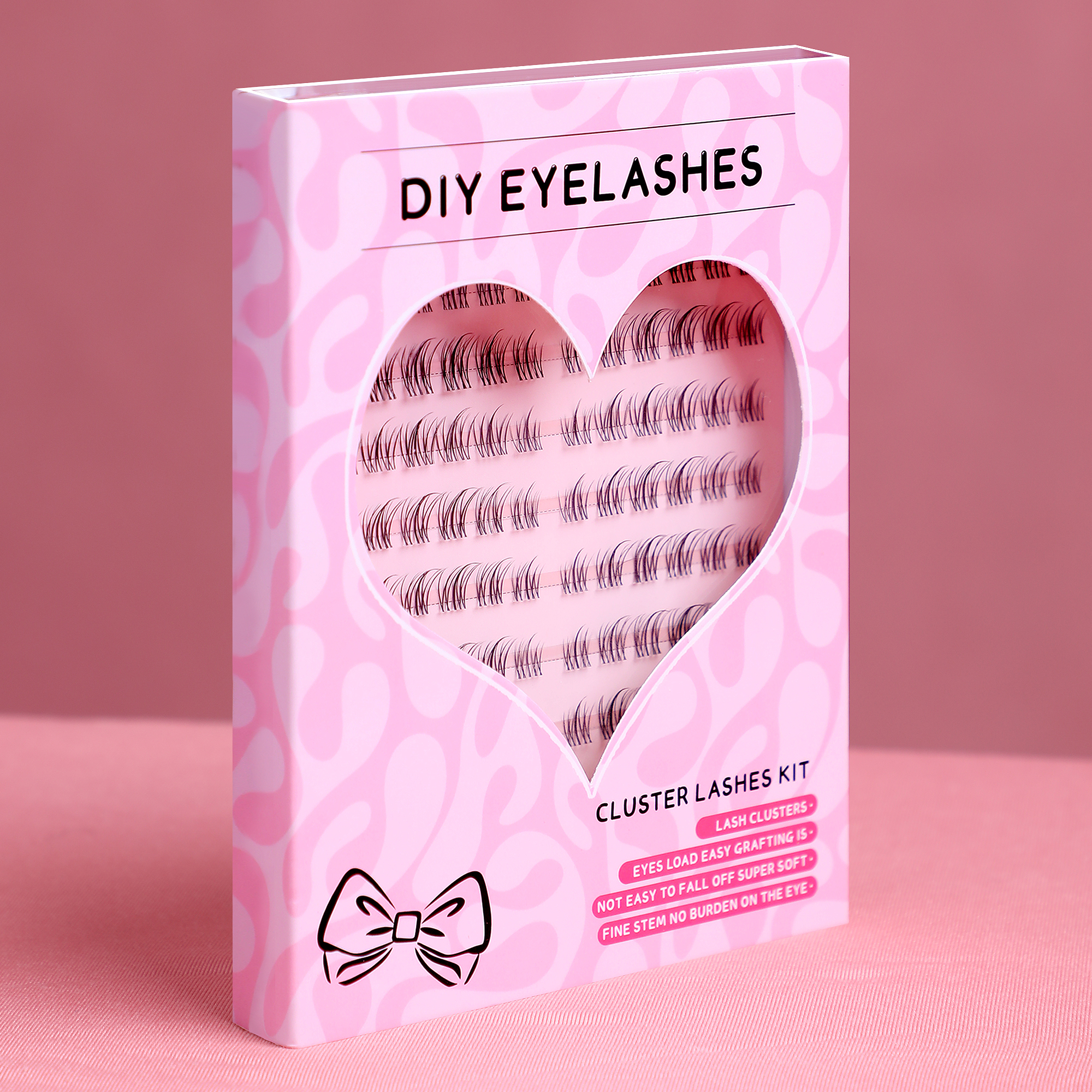 Beautifu,Black Lash Clusters Kit - 120 Clusters, C Curl, Reusable  Perfect for Grown Girls, Office Workers & Housewives