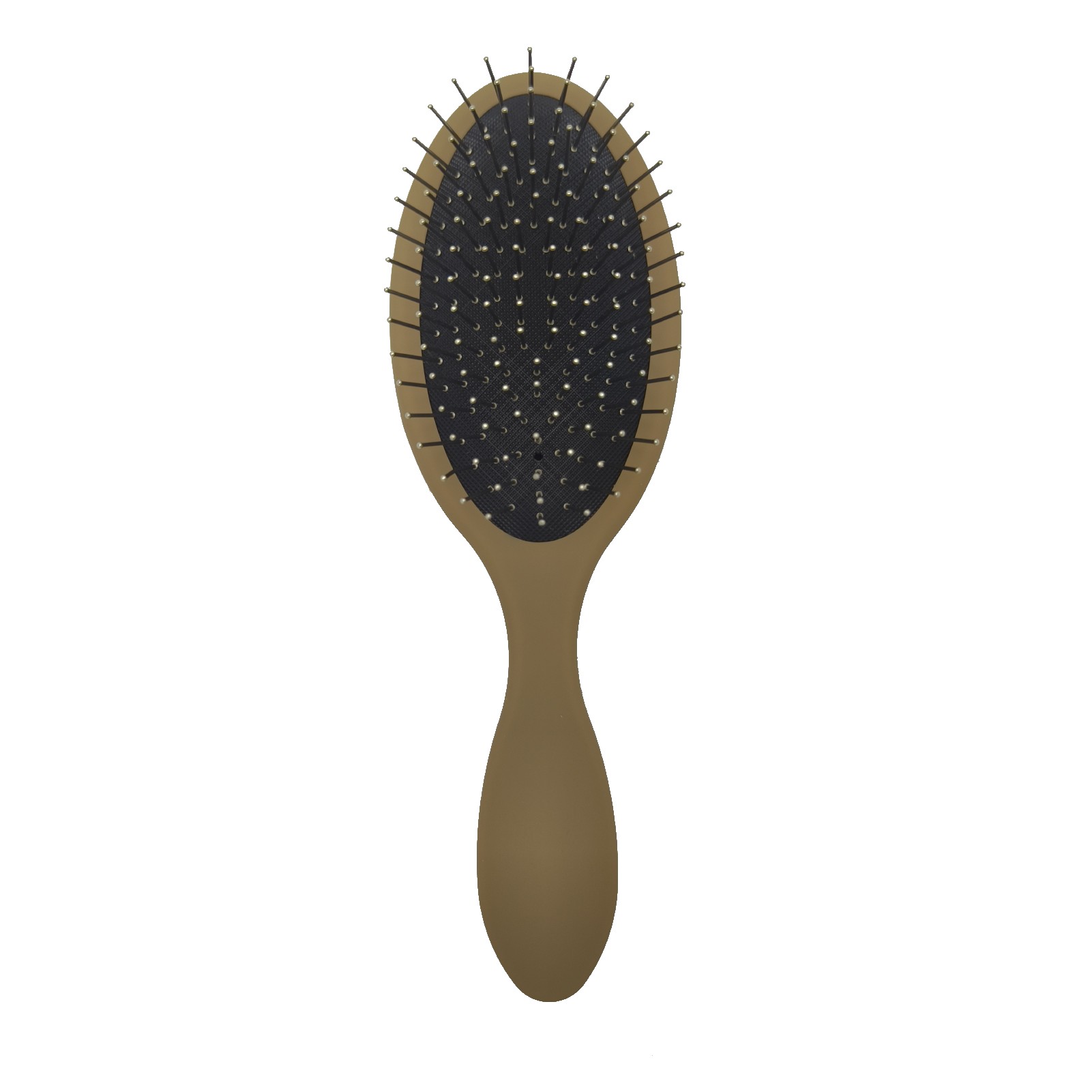 WeiLa Anti-Static Hair Brush Oval, Stainless-Steel Bristles Detangler for Wigs & Hair, ABS Handle
