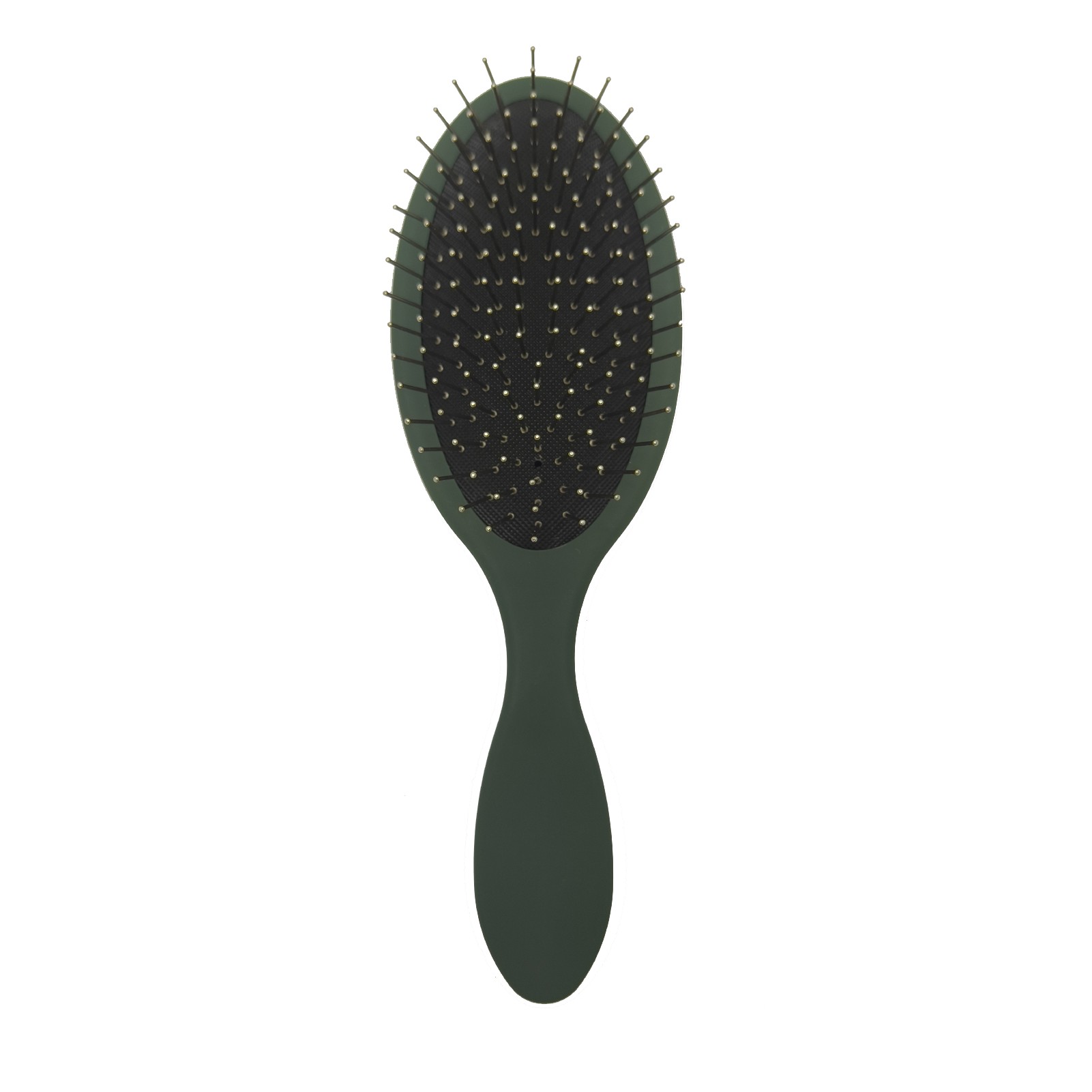 WeiLa Anti-Static Hair Brush Oval, Stainless-Steel Bristles Detangler for Wigs & Hair, ABS Handle